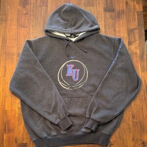 Nike Dark Gray KU Men's Hoodie
